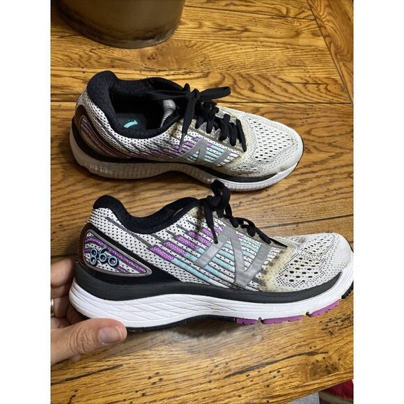 New Balance 860 V9 Women's Low Top Lace Up Running Shoes Multicolor Sz 6 W860WP9 - Picture 8 of 8